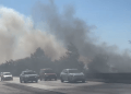 Bllokohet autostrada Durrës-Tiranë, mbulohet nga ty*mi i zj@rrit në Shijak