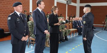 12 kadetë të FSK-së diplomojnë dhe betohen si oficerë të rinj
