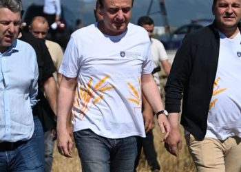Korrje-shirjet në Podujevë, Kurti: Rendimentet e grurit këtë vit janë më të mira se vitin e kaluar