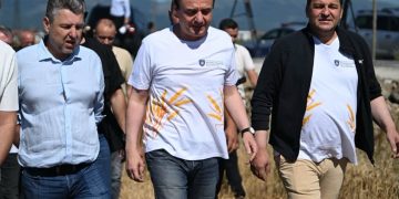 Korrje-shirjet në Podujevë, Kurti: Rendimentet e grurit këtë vit janë më të mira se vitin e kaluar