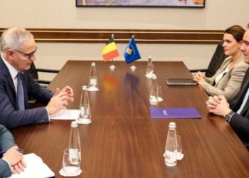 Konjufca pret në takim lamtumirës ambasadorin e Belgjikës