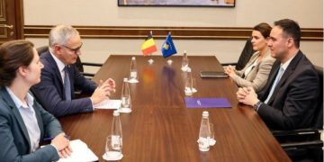 Konjufca pret në takim lamtumirës ambasadorin e Belgjikës