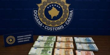 Dogana e Kosovës zbulon 63,400 euro të padeklaruara në Merdare