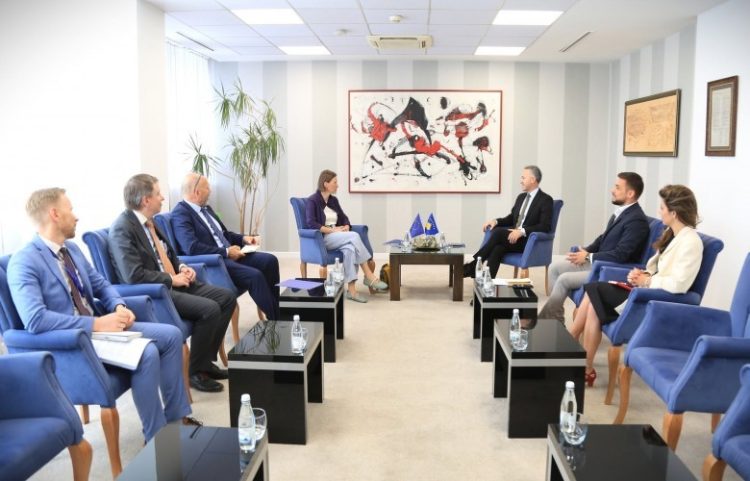 Zulfaj takohet me drejtuesit e Zyrës së BE-së në Kosovë