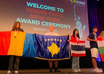 Lum Paçarada sërish triumfon në New York – medalje e artë në Science Olympiad