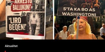 “Kërkuam arrestimin e Ballukut, jo lirimin e Beqajt!”, Ironi dhe mesazhe therëse në ditën e 64-të të protestës