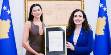Osmani: Përmes Sunny Hill, Dua Lipa ka sjellë njerëz nga e gjithë bota në Prishtinë