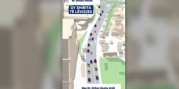 Nga nesër ndryshon regjimi i qarkullimit në rrugën “Tirana” në lagjen Lakërishtë