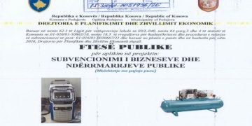 Podujevë, hapet thirrja për subvencionimin e bizneseve dhe ndërmarrjeve publike