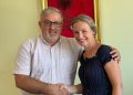 Prodekani i Fakultetit Filozofik, prof. Arsim Sinani, priti në takim prof. Lea Ypin