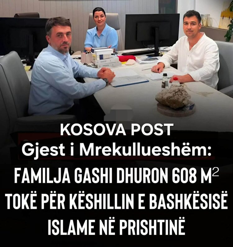 Familja Gashi dhuron 608 m² tokë për KBI Prishtinë