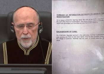 Gruaja e Behajdin Allaqit kishte dëshmuar se burri i saj ishte zhďukur pasi e morën policia serbe