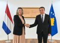 Kurti priti në takim lamtumirës ambasadoren e Holandës