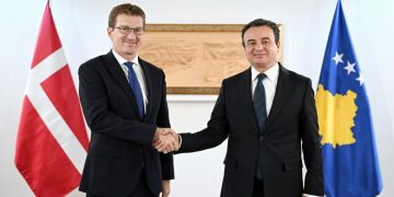 Kurti kërkon mbështetjen e Danimarkës për statusin kandidat të Kosovës në BE