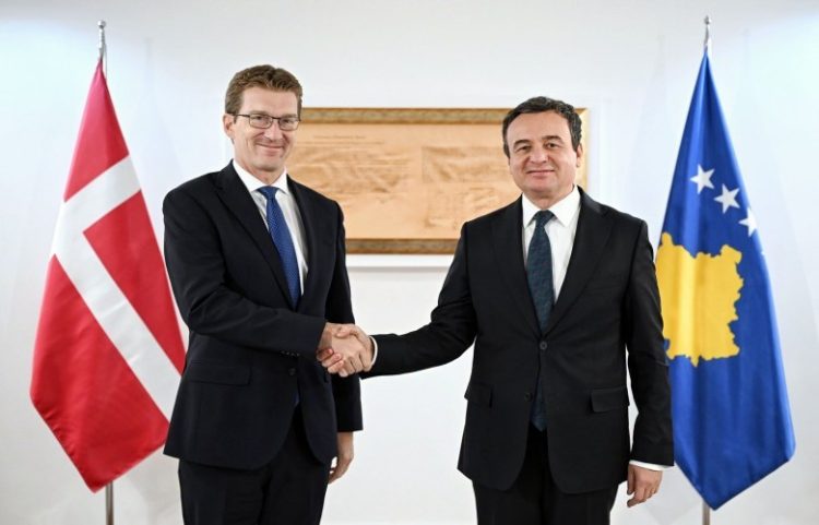Kurti kërkon mbështetjen e Danimarkës për statusin kandidat të Kosovës në BE