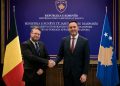 Konjufca pret ambasadorin e ri të Belgjikës në Kosovë