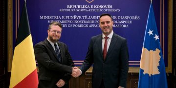 Konjufca pret ambasadorin e ri të Belgjikës në Kosovë