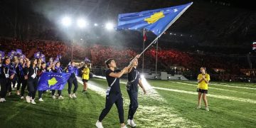 Shkruhet historia, Kosova merr sonte flamurin e Lojërave Mesdhetare 2030