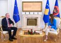 Haxhiu në takim përfaqësuesin e ri të BE-së: Kosova mbetet e përkushtuar ndaj integrimit evropian