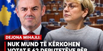 Dejona Mihajli: Nuk mund të kërkohen votat e shumicës për nënkryetarët dhe të bllokohet zgjedhja e Presidentit