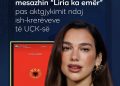 Dua Lipa reagon pas aktgjykimit në Hagë: “Liria ka emër”