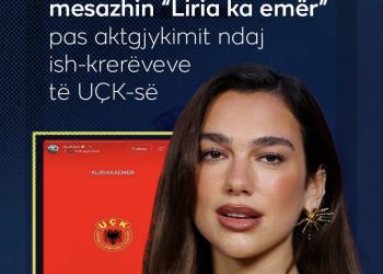 Dua Lipa reagon pas aktgjykimit në Hagë: “Liria ka emër”