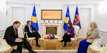 Haxhiu priti ambasadorin danez, diskutuan për forcimin e bashkëpunimit