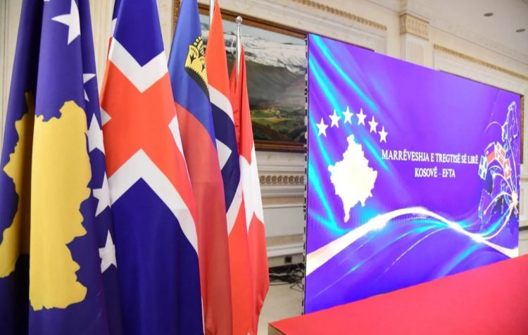 Hyn në fuqi marrëveshja e Tregtisë së Lirë ndërmjet Kosovës dhe vendeve të EFTA-s