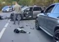 Përplasje mes tri veturash në Mramor, tre persona përfundojnë të lënďuar