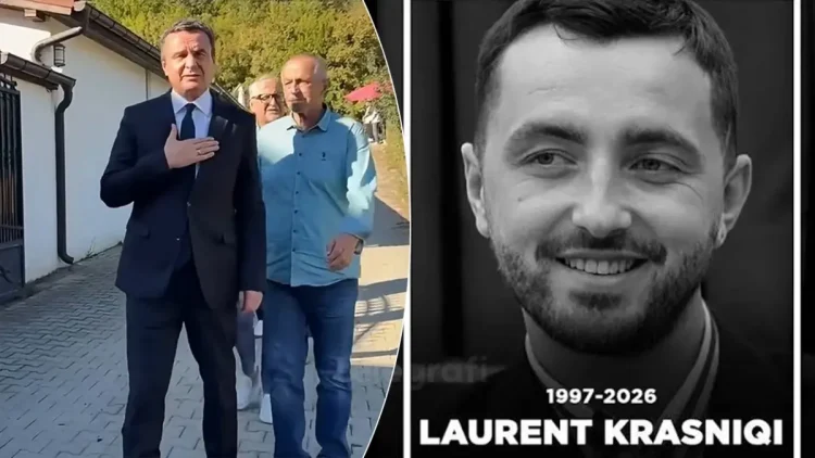 Kurti shkon për ngushëllime në familjen e Laurent Krasniqit pas humbjes tr@gjike