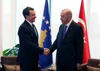 Albin Kurti takon Erdoğan-in në Nju Jork