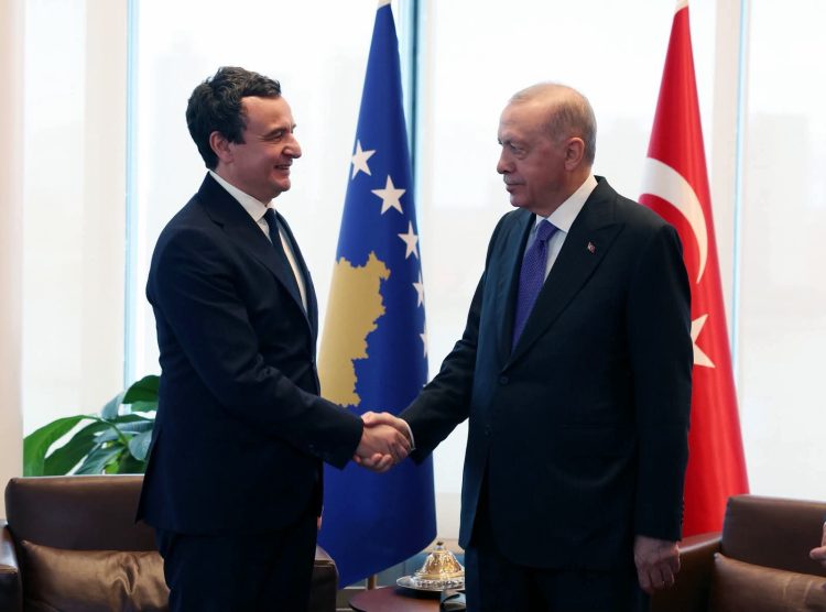 Albin Kurti takon Erdoğan-in në Nju Jork