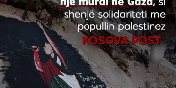 Artistët paľestinezë nderojnë Macklemore- in me mural në rrënojat e G@zës