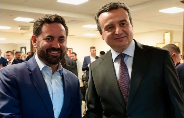 Kryeministri Kurti pranoi letër nga kongresisti amerikan Lawler