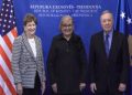 Presidentja Shiroka-Pula pret në takim senatorët amerikanë Shaheen e Durbin