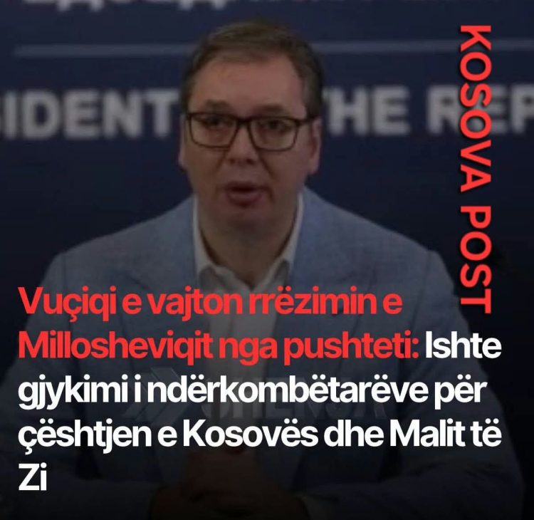 Vuçiqi e vajton rrëzimin e Millosheviqit nga pushteti: Ishte gjykimi i ndërkombëtarëve për çështjen e Kosovës dhe Malit të Zi