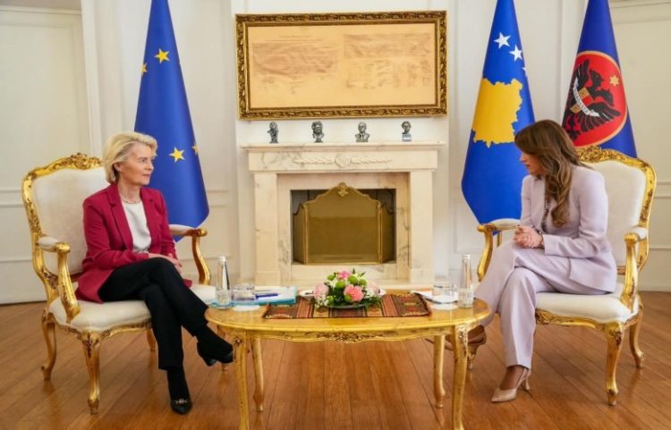Haxhiu priti von der Leyen, kërkon shqyrtimin e aplikimit të Kosovës në BE