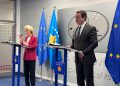 Kurti i kërkon von der Leyen që Kosovës t’i jepet statusi “kandidat” për anëtarësim në BE