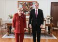 Presidentja Shiroka-Pula pret në takim drejtorin e AKI-së, flasin për situatën aktuale të sigurisë kombëtare