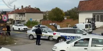 Pamje nga rasti i rëndë në Gjilan, forca të shumta policore në vendngjarje