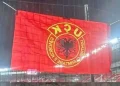 Flamuri i UÇK-së vendoset në stadiumin “Nagyerdei Stadion”
