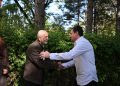 Kurti mori pjesë në hapjen e ekspozitës “Dancing with clouds”, të Profesor Afrim Spahiut