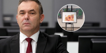 Shpirti artistik i Rexhep Selimit nuk u burgos: Shfaqet piktura e tij për UÇK-në