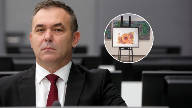 Shpirti artistik i Rexhep Selimit nuk u burgos: Shfaqet piktura e tij për UÇK-në