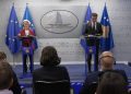 Von der Leyen e ndan në “X” mesazhin kryesor që e la teksa fliste në konferencë me Kurtin